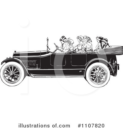 Royalty-Free (RF) Car Clipart Illustration by BestVector - Stock Sample #1107820
