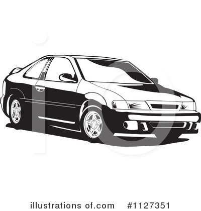 Royalty-Free (RF) Car Clipart Illustration by David Rey - Stock Sample #1127351