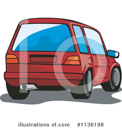 Royalty-Free (RF) Car Clipart Illustration by patrimonio - Stock Sample #1136198