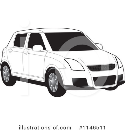 Royalty-Free (RF) Car Clipart Illustration by Lal Perera - Stock Sample #1146511