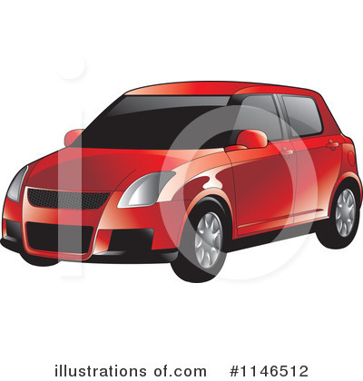 Royalty-Free (RF) Car Clipart Illustration by Lal Perera - Stock Sample #1146512