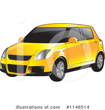 Royalty-Free (RF) Car Clipart Illustration by Lal Perera - Stock Sample #1146514