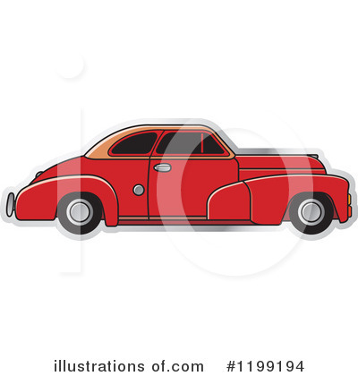 Royalty-Free (RF) Car Clipart Illustration by Lal Perera - Stock Sample #1199194