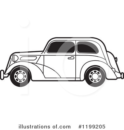 Royalty-Free (RF) Car Clipart Illustration by Lal Perera - Stock Sample #1199205