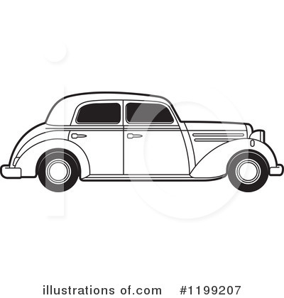 Royalty-Free (RF) Car Clipart Illustration by Lal Perera - Stock Sample #1199207