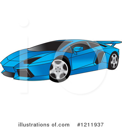 Royalty-Free (RF) Car Clipart Illustration by Lal Perera - Stock Sample #1211937