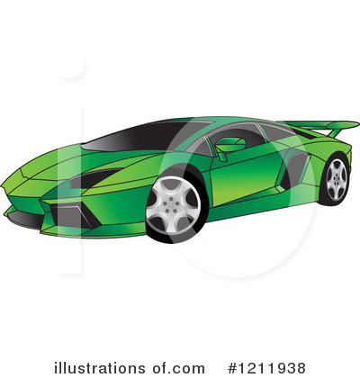 Royalty-Free (RF) Car Clipart Illustration by Lal Perera - Stock Sample #1211938