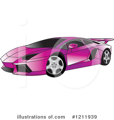 Royalty-Free (RF) Car Clipart Illustration by Lal Perera - Stock Sample #1211939