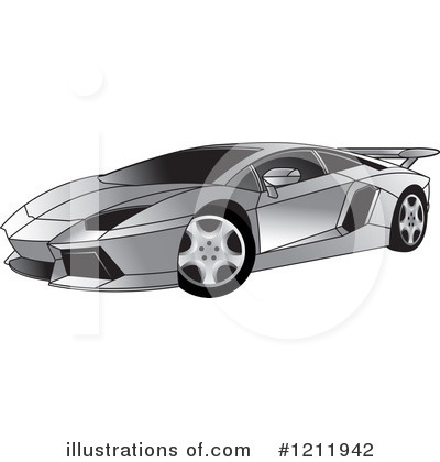 Royalty-Free (RF) Car Clipart Illustration by Lal Perera - Stock Sample #1211942