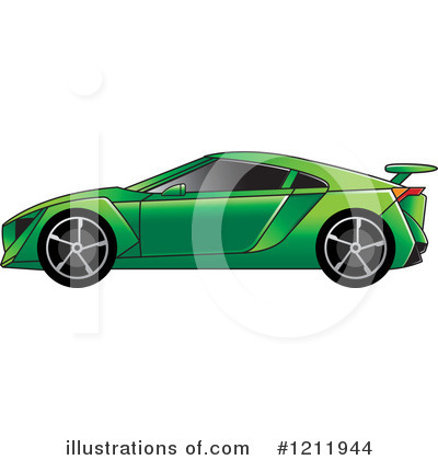 Royalty-Free (RF) Car Clipart Illustration by Lal Perera - Stock Sample #1211944
