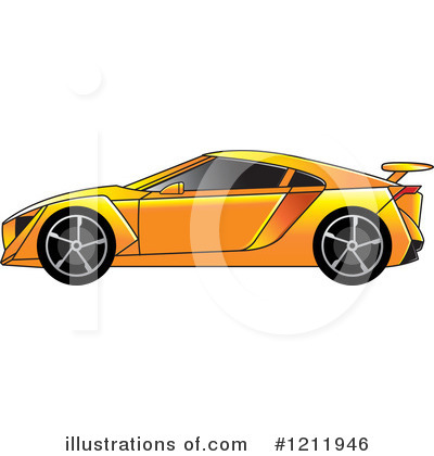 Sports Car Clipart #1211946 by Lal Perera