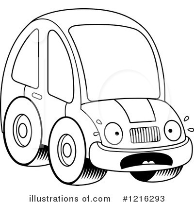 Royalty-Free (RF) Car Clipart Illustration by Cory Thoman - Stock Sample #1216293