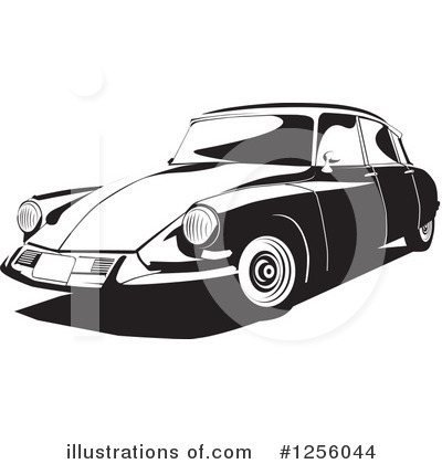Royalty-Free (RF) Car Clipart Illustration by David Rey - Stock Sample #1256044