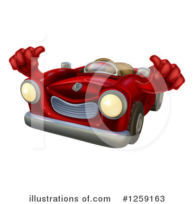 Royalty-Free (RF) Car Clipart Illustration by AtStockIllustration - Stock Sample #1259163