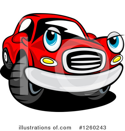 Royalty-Free (RF) Car Clipart Illustration by Vector Tradition SM - Stock Sample #1260243