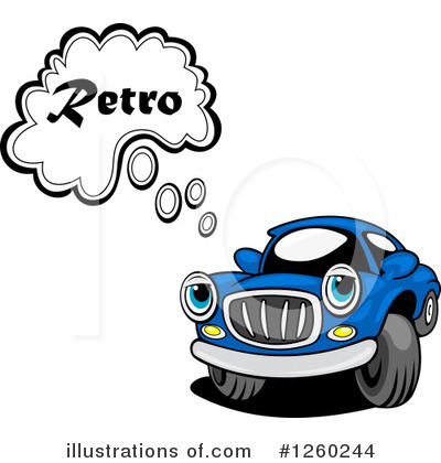 Royalty-Free (RF) Car Clipart Illustration by Vector Tradition SM - Stock Sample #1260244