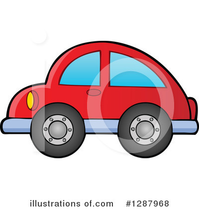Royalty-Free (RF) Car Clipart Illustration by visekart - Stock Sample #1287968