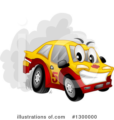 Royalty-Free (RF) Car Clipart Illustration by BNP Design Studio - Stock Sample #1300000