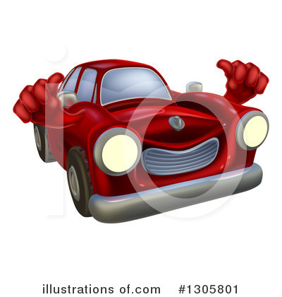 Royalty-Free (RF) Car Clipart Illustration by AtStockIllustration - Stock Sample #1305801