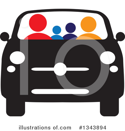 Driving Clipart #1343894 by ColorMagic