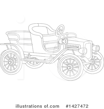 Royalty-Free (RF) Car Clipart Illustration by Alex Bannykh - Stock Sample #1427472