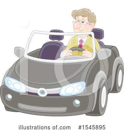 Royalty-Free (RF) Car Clipart Illustration by Alex Bannykh - Stock Sample #1545895