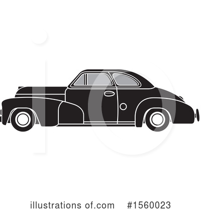 Vintage Car Clipart #1560023 by Lal Perera