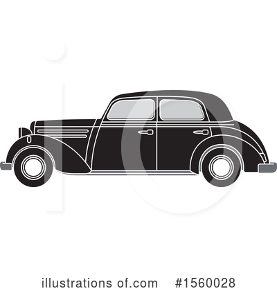 Vintage Car Clipart #1560028 by Lal Perera