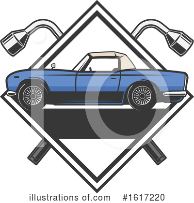 Royalty-Free (RF) Car Clipart Illustration by Vector Tradition SM - Stock Sample #1617220