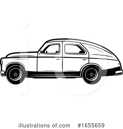 Royalty-Free (RF) Car Clipart Illustration by Vector Tradition SM - Stock Sample #1655659