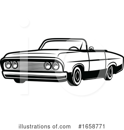 Royalty-Free (RF) Car Clipart Illustration by Vector Tradition SM - Stock Sample #1658771