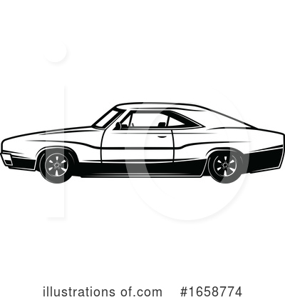 Royalty-Free (RF) Car Clipart Illustration by Vector Tradition SM - Stock Sample #1658774