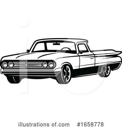 Royalty-Free (RF) Car Clipart Illustration by Vector Tradition SM - Stock Sample #1658778