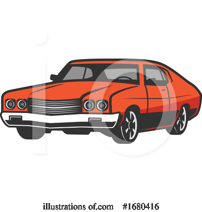 Royalty-Free (RF) Car Clipart Illustration by Vector Tradition SM - Stock Sample #1680416