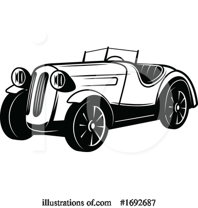 Royalty-Free (RF) Car Clipart Illustration by Vector Tradition SM - Stock Sample #1692687