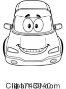 Car Clipart #1743940 by Hit Toon