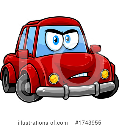 Car Clipart #1743955 by Hit Toon