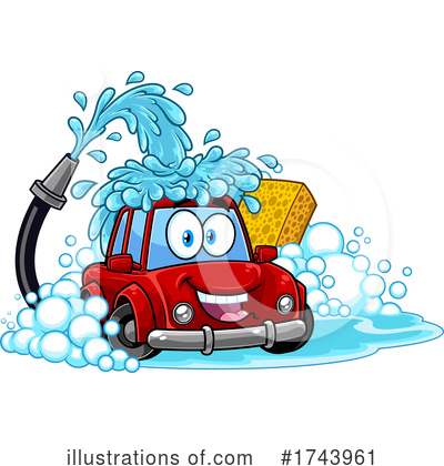 Car Wash Clipart #1743961 by Hit Toon
