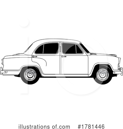 Vintage Car Clipart #1781446 by Lal Perera