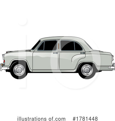 Vintage Car Clipart #1781448 by Lal Perera