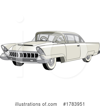 Vintage Car Clipart #1783951 by Lal Perera