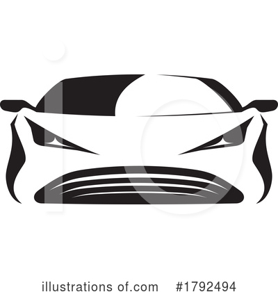 Royalty-Free (RF) Car Clipart Illustration by Vector Tradition SM - Stock Sample #1792494