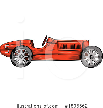 Car Clipart #1805662 by Domenico Condello