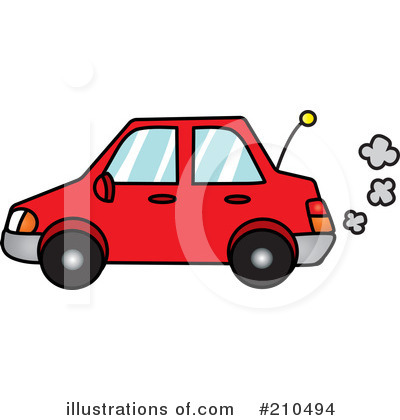Royalty-Free (RF) Car Clipart Illustration by Rosie Piter - Stock Sample #210494