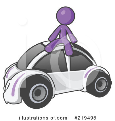 Royalty-Free (RF) Car Clipart Illustration by Leo Blanchette - Stock Sample #219495
