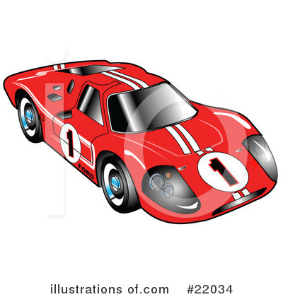Royalty-Free (RF) Car Clipart Illustration by Andy Nortnik - Stock Sample #22034