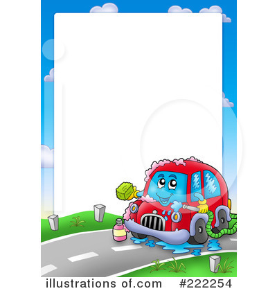 Royalty-Free (RF) Car Clipart Illustration by visekart - Stock Sample #222254