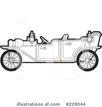 Royalty-Free (RF) Car Clipart Illustration by Lal Perera - Stock Sample #228044