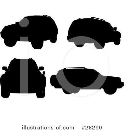Royalty-Free (RF) Car Clipart Illustration by KJ Pargeter - Stock Sample #28290