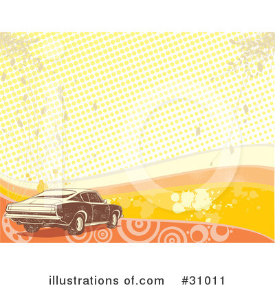 Royalty-Free (RF) Car Clipart Illustration by David Rey - Stock Sample #31011